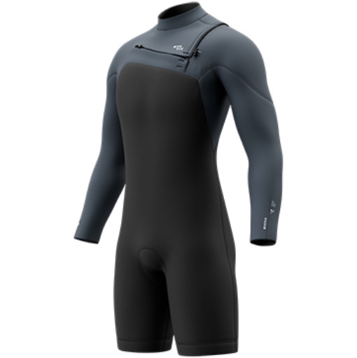 2026 Mystic Hombres Motion 3/2mm Chest Zip Manga Larga Shorty Neopreno 35000.270013 - Tidal Blue